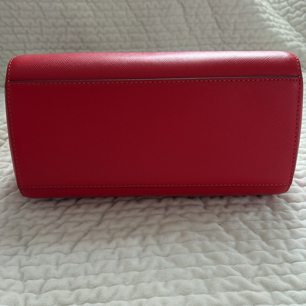 Kate Spade Madison Small Duffle Crossbody Bag in Ruby Red - Picture 6 of 8